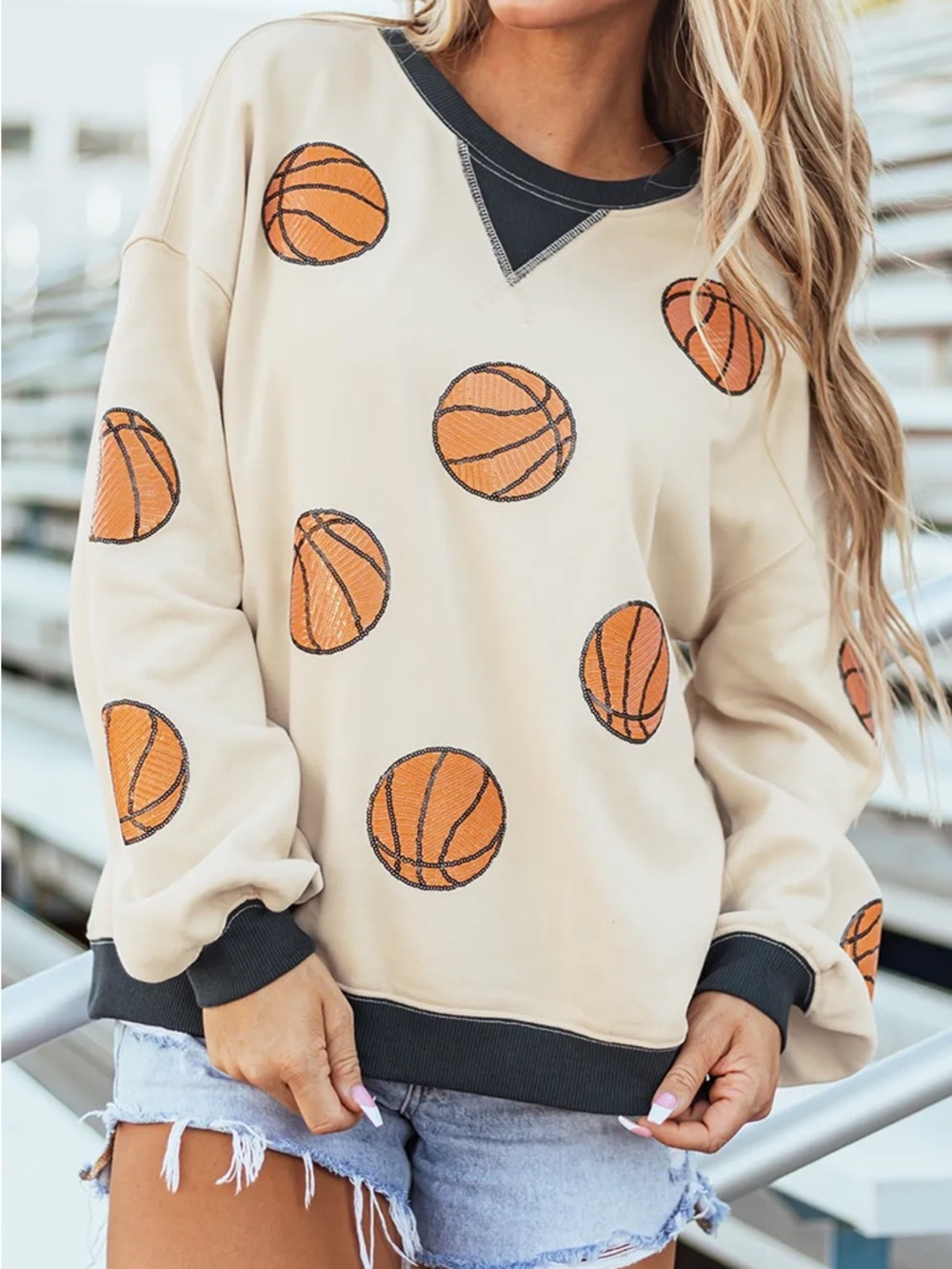 Women’s Basketball Patch Pullover Sweatshirt